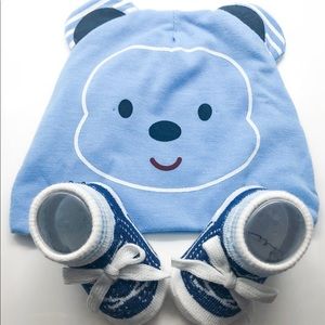 Baby Boys Sock & Hat set